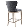 Happy Chair Dorsey Dorsey Counter Stool, Nubuck Charcoal