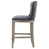 Happy Chair Dorsey Dorsey Counter Stool, Nubuck Charcoal