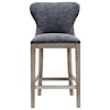 Happy Chair Dorsey Dorsey Counter Stool, Nubuck Charcoal