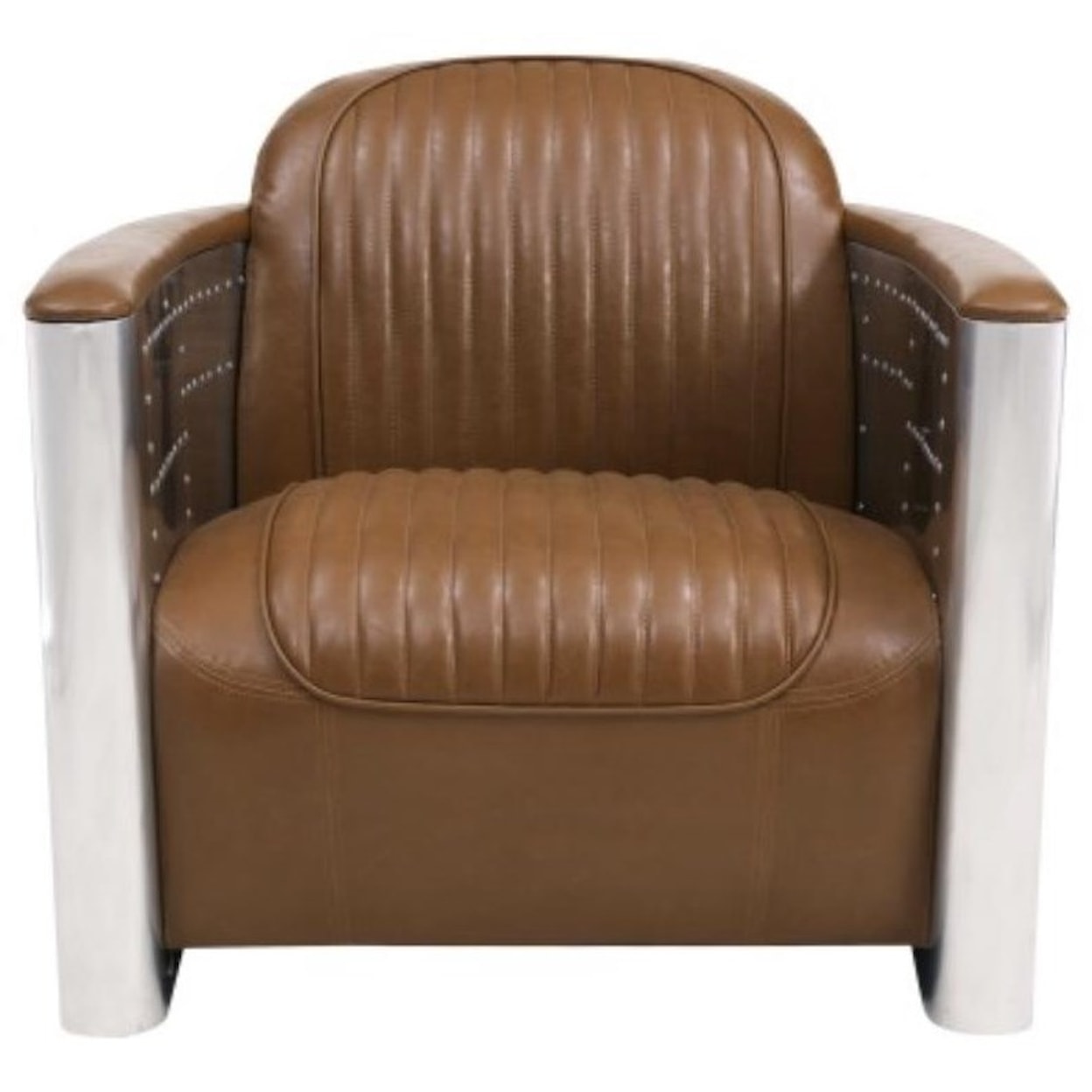 Happy Chair Easton Easton Chair Aluminum Frame, Caramel