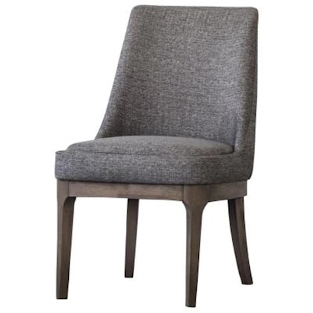 George Fabric Chair, Century Gray