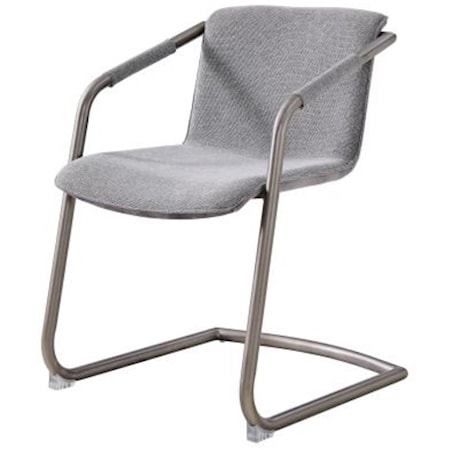 Indy Fabric Side Chair, Sage Gray