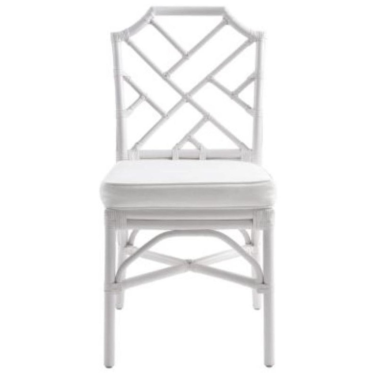 Happy Chair Kara Kara Rattan Chair, White