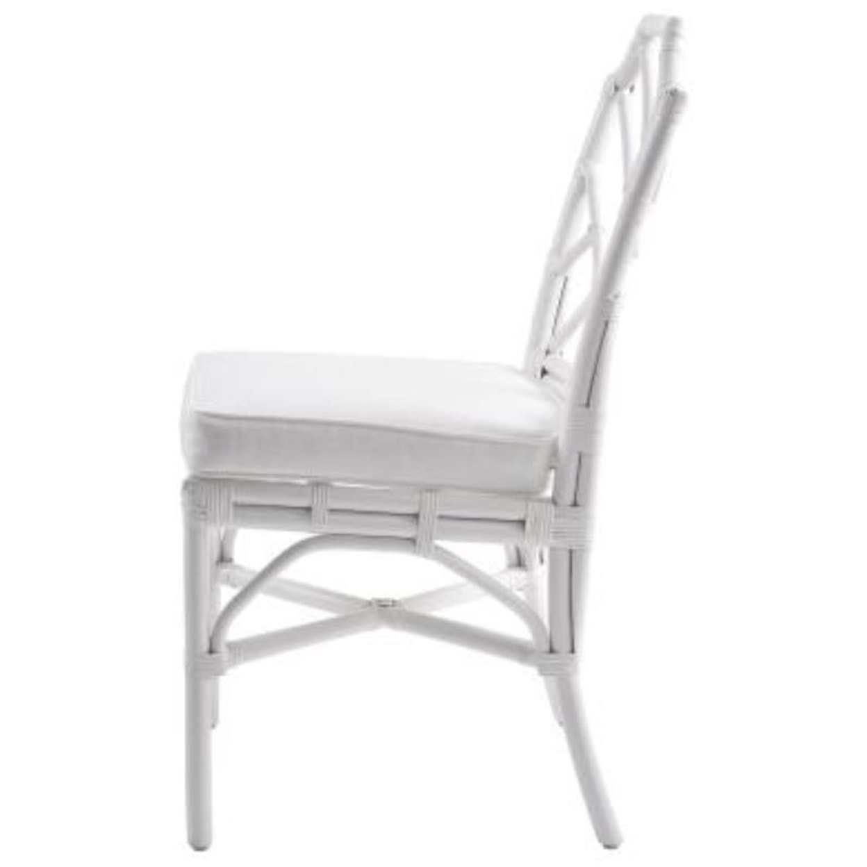 Happy Chair Kara Kara Rattan Chair, White