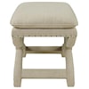 Happy Chair Madeline Madeline Nailhead Bench, Flax