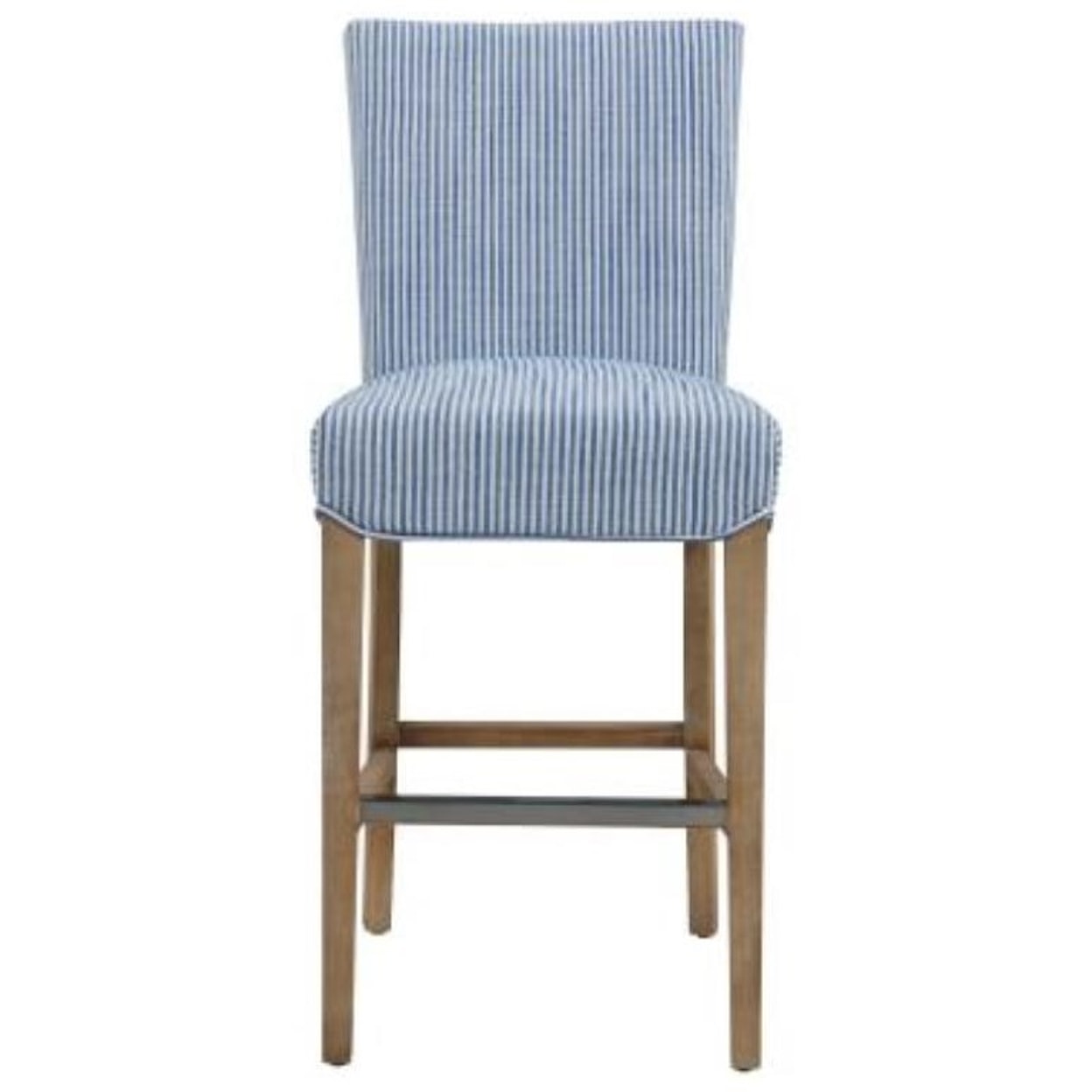Happy Chair Milton Milton Counter Stool, Blue Stripes