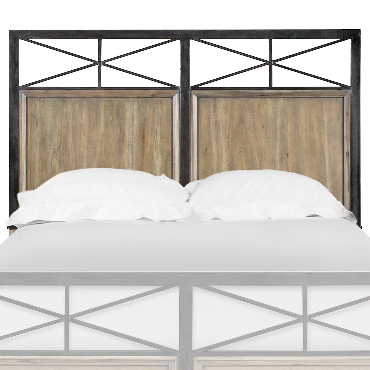 Next Generation by Magnussen Bailey Twin Metal & Wood Headboard