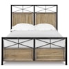 Next Generation by Magnussen Bailey Full Metal &Wood Panel Bed