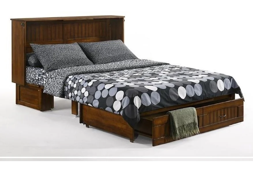 Alpine Queen Size Cabinet Bed by IQ at Walker's Furniture