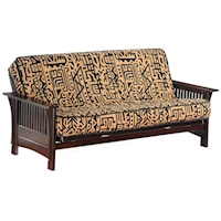 Dark Chocolate Chair Size Futon