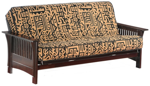 Dark Chocolate Chair Size Futon