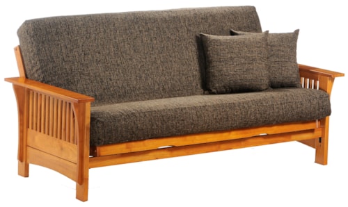 Honey Oak Full Size Futon