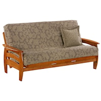 Honey Oak Full Size Futon