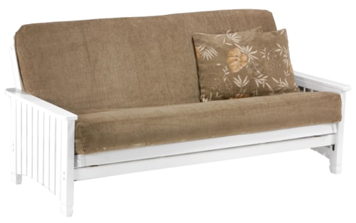 White Queen Size Futon