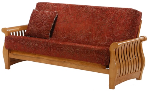 Medium Oak Chair Size Futon