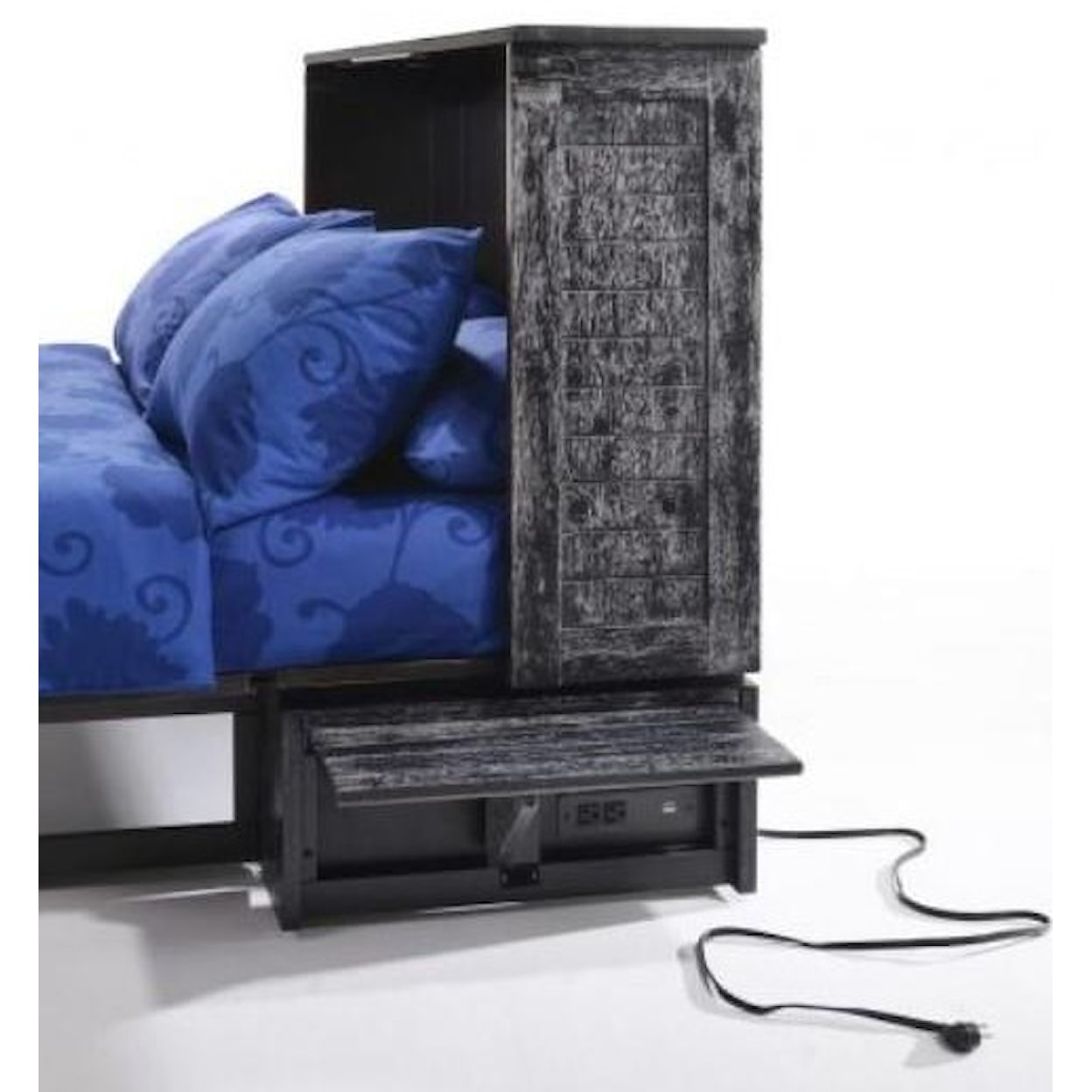Night & Day Furniture Poppy Murphy Cabinet with Queen Mattress