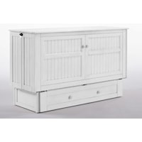 Murphy Cabinet Bed in White Finish
