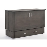 Murphy Cabinet Bed in Stonewash Finish