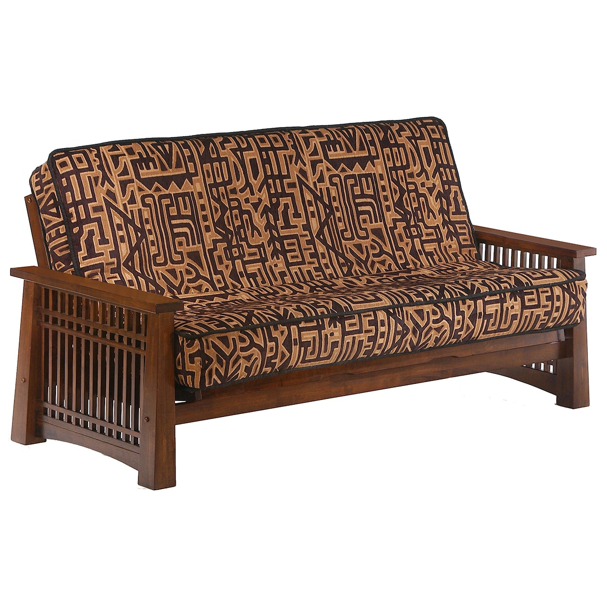 Night & Day Furniture Solstice Black Walnut Chair Size Futon