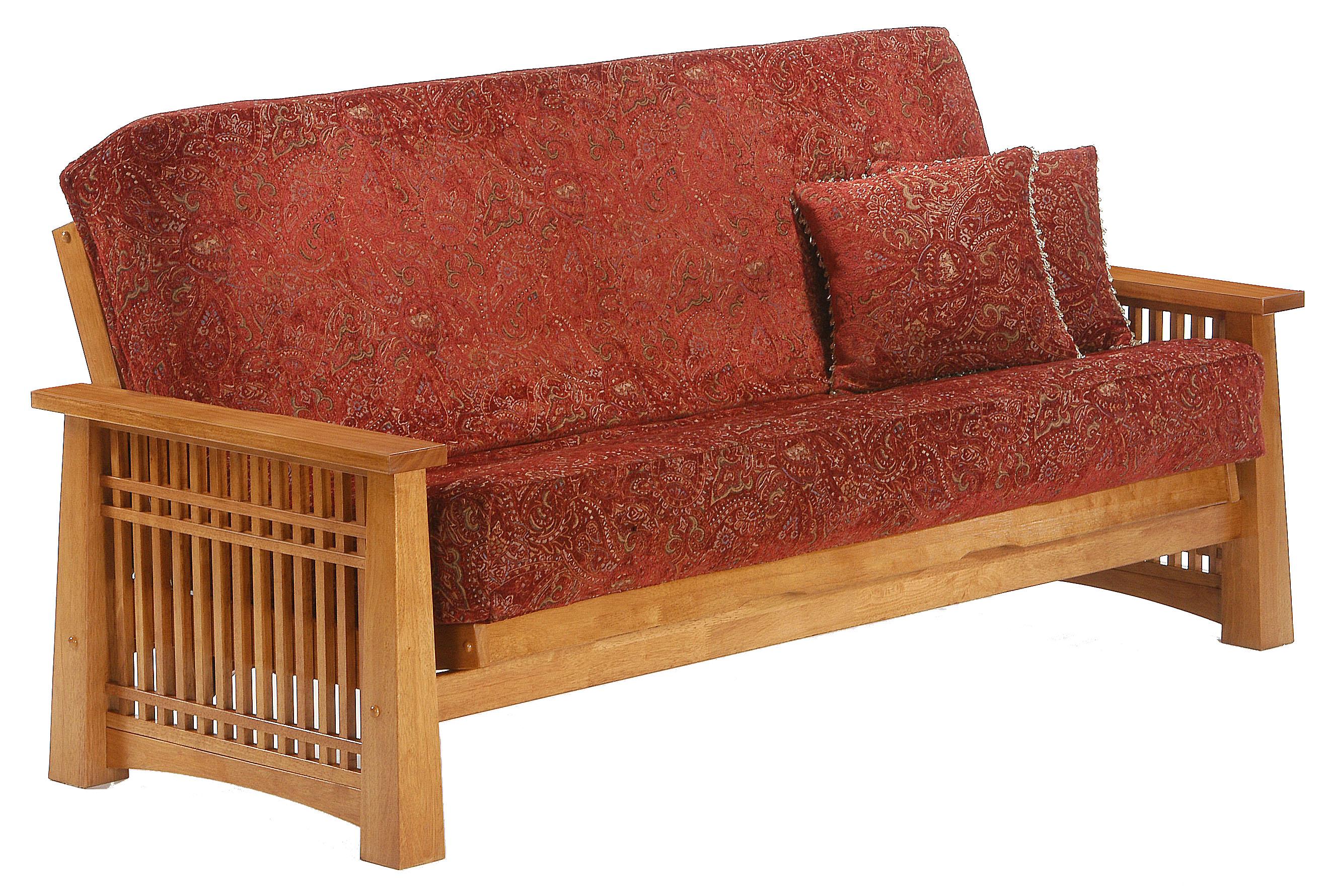 Medium Oak Chair Size Futon