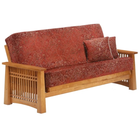 Medium Oak Chair Size Futon