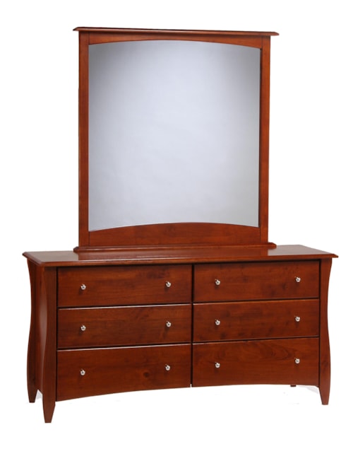Clove Dresser and Mirror Combo