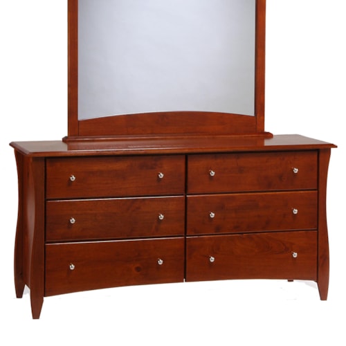 Clove 6 Drawer Dresser