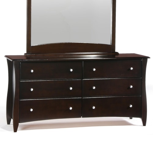 Clove 6 Drawer Dresser