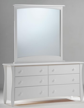 Clove Dresser and Mirror Combo