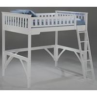 Ginger Twin Loft Bunk Bed