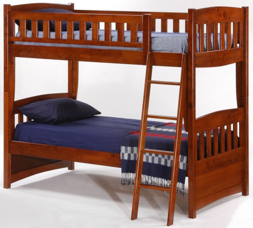Cinnamon Twin Bunk Bed