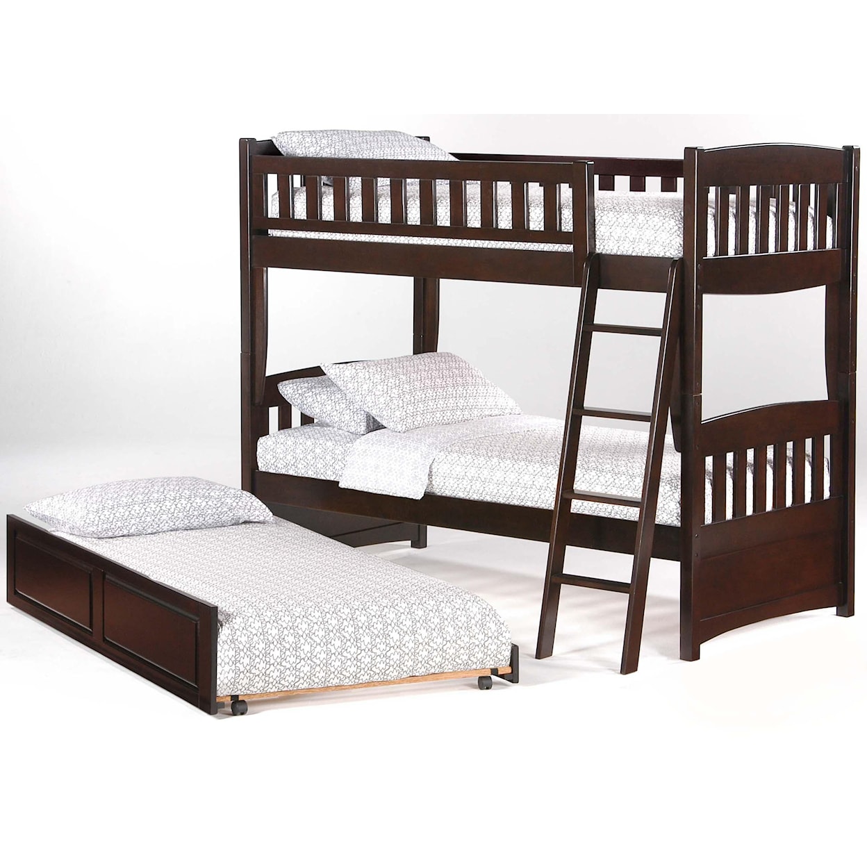 Night & Day Furniture Spice Twin Bunk Bed with Trundle