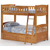 Night & Day Furniture Spice Twin Bunk Bed with Trundle