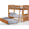 Night & Day Furniture Spice Twin Bunk Bed with Trundle