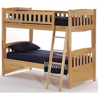 Cinnamon Twin Bunk Bed