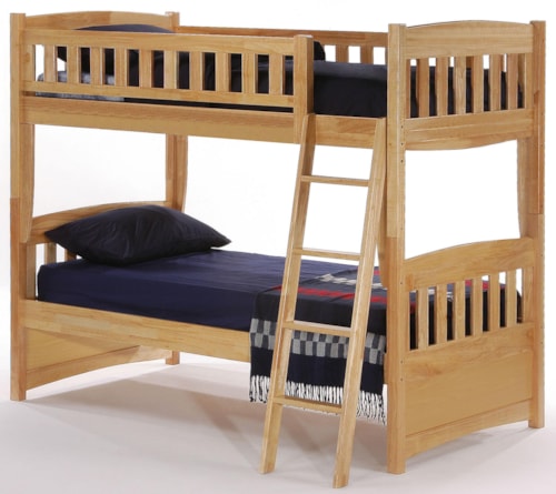 Cinnamon Twin Bunk Bed