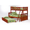 Night & Day Furniture Spice Twin/Full Bunk Bed with Trundle