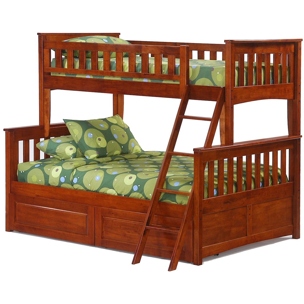 Night & Day Furniture Spice Twin/Full Bunk Bed with Storage