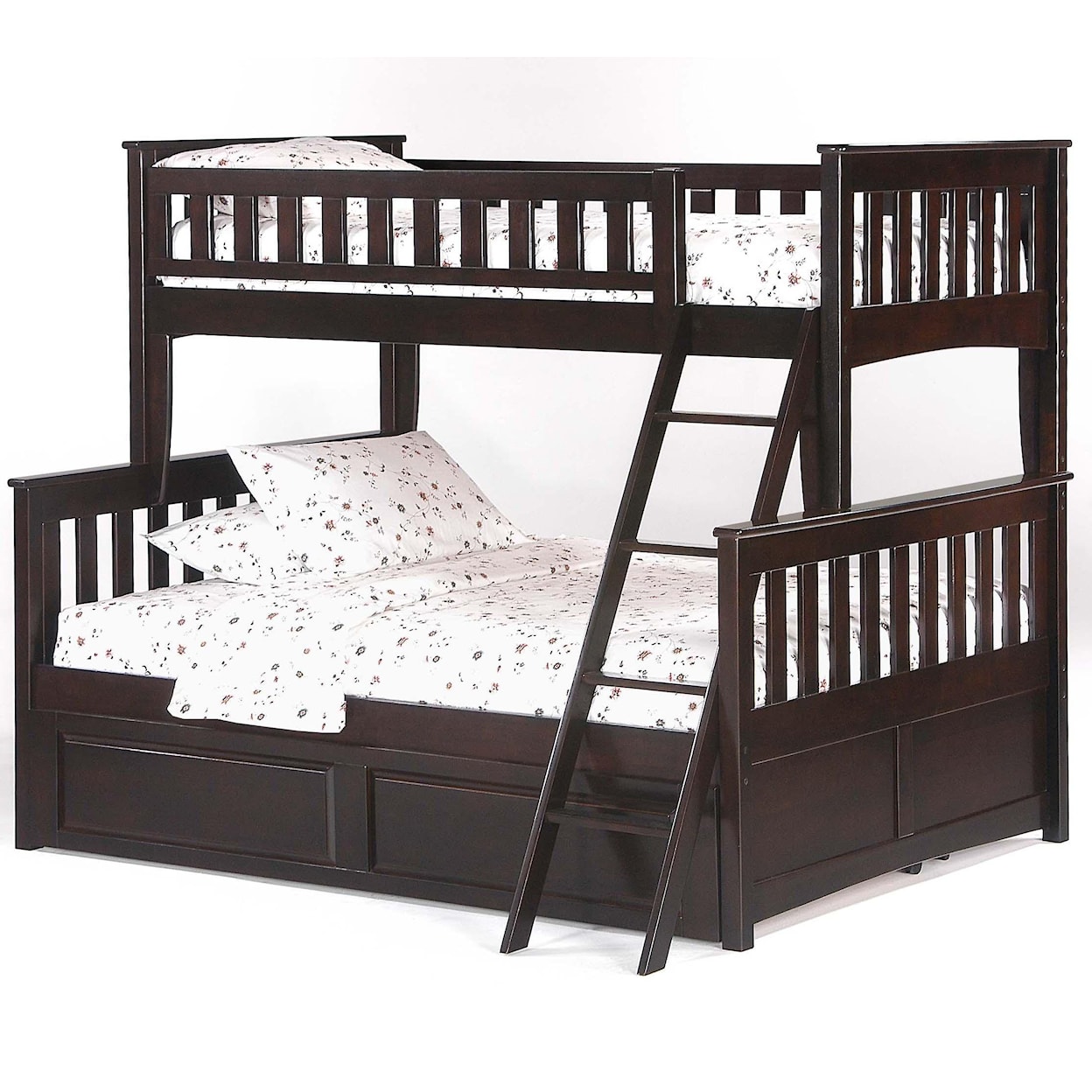 Night & Day Furniture Spice Twin/Full Bunk Bed with Trundle