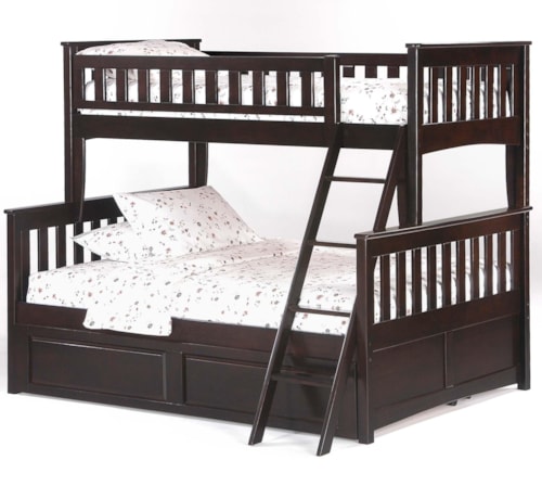 Ginger Twin/Full Bunk Bed with Trundle