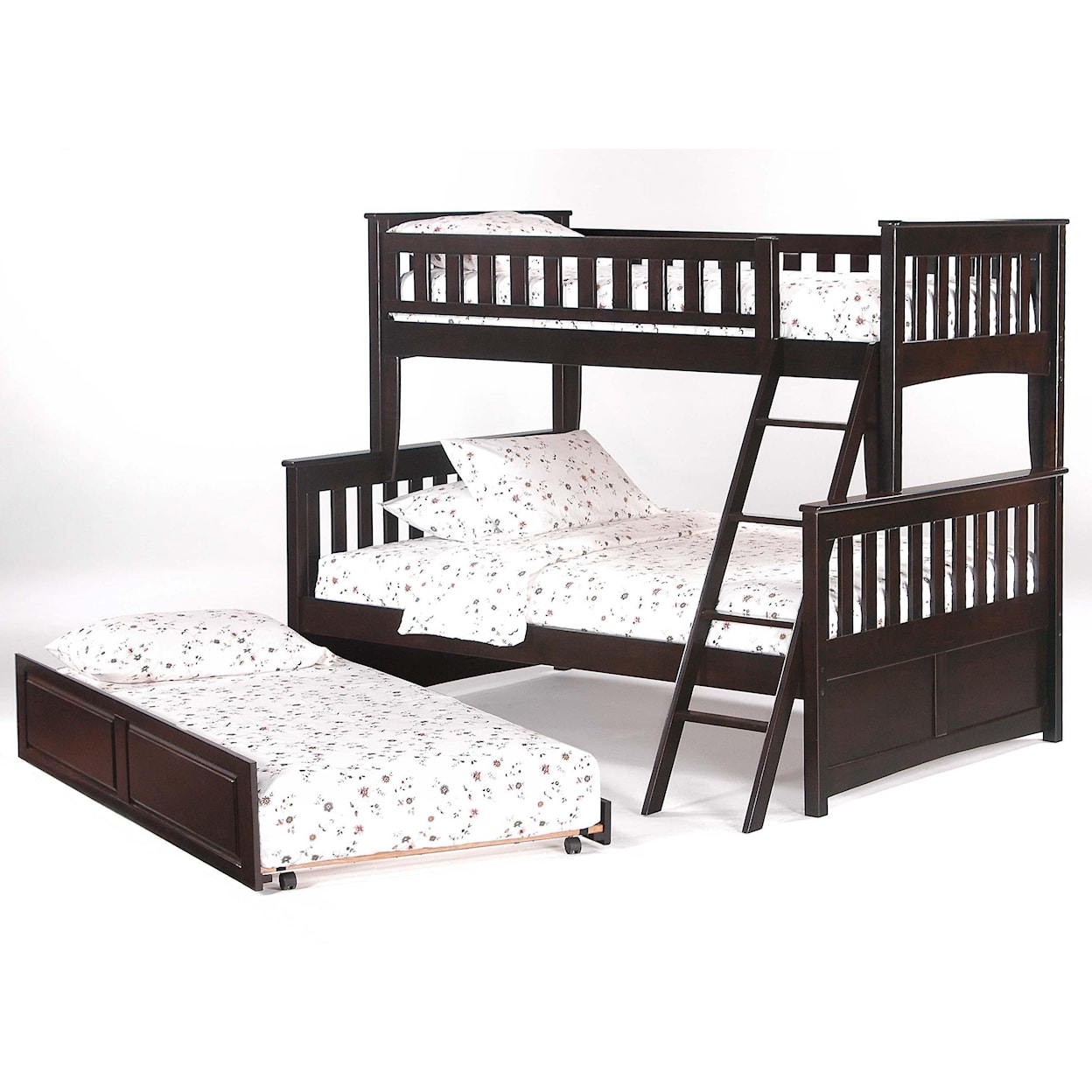 Night & Day Furniture Spice Twin/Full Bunk Bed with Trundle
