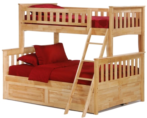 Ginger Twin/Full Bunk Bed with Storage Drawers