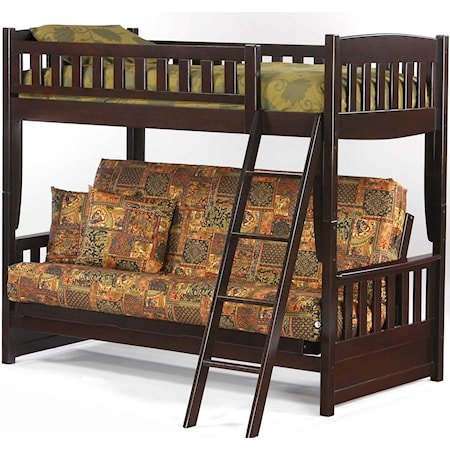 Cinnamon Futon Bunk Bed