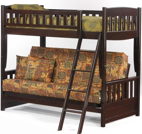 Cinnamon Futon Bunk Bed