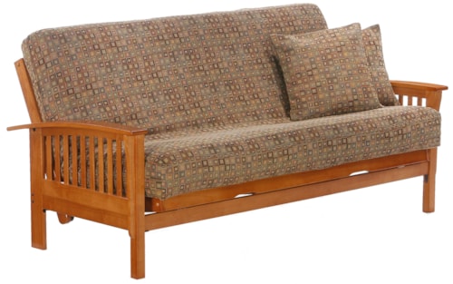 Honey Oak Full Size Futon