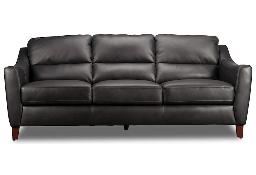 Powell Powell Top Grain Leather Sofa by Niroflex Leather at Morris Home