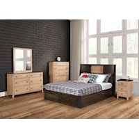Customizable Solid Wood King Shoreview Bedroom Collection