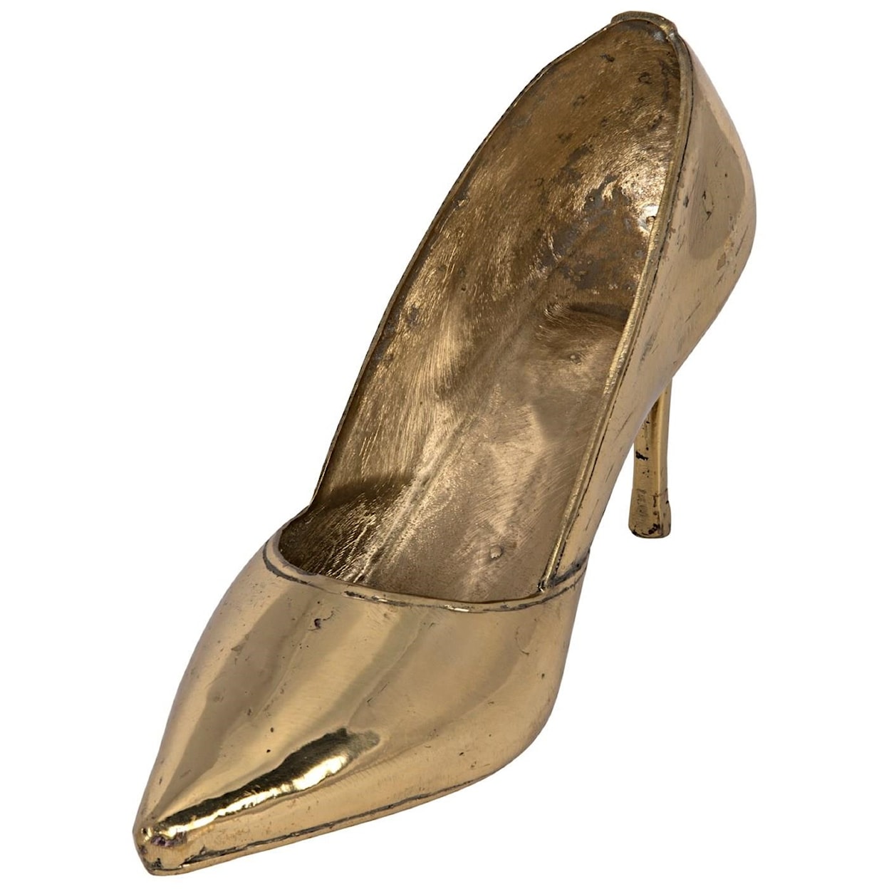 Noir Accessories and Mirrors Brass Heel