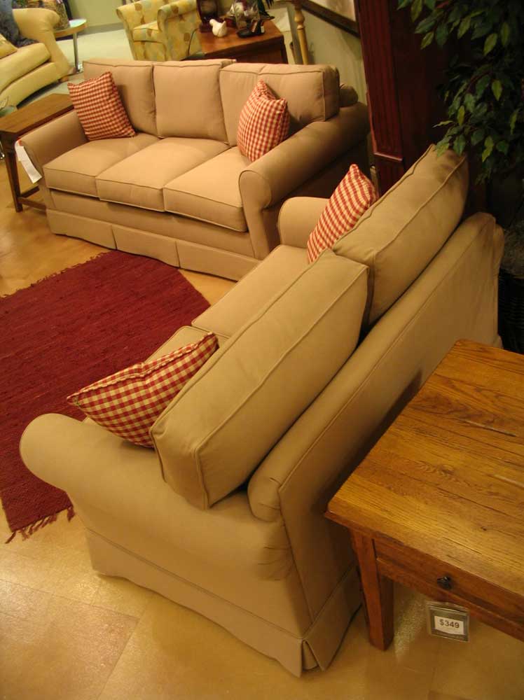 Loose Back Loveseat