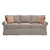 Norwalk Copley Square Casual Loose Back Stationary Sofa with Rolled Arms